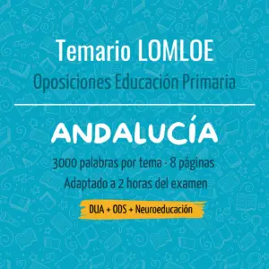 Temario oposiciones primaria andalucia
