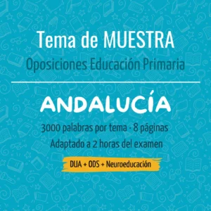 Tema de muestra (PRIMARIA)