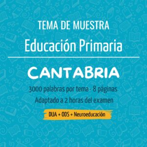 Muestra PRIMARIA (Cantabria)