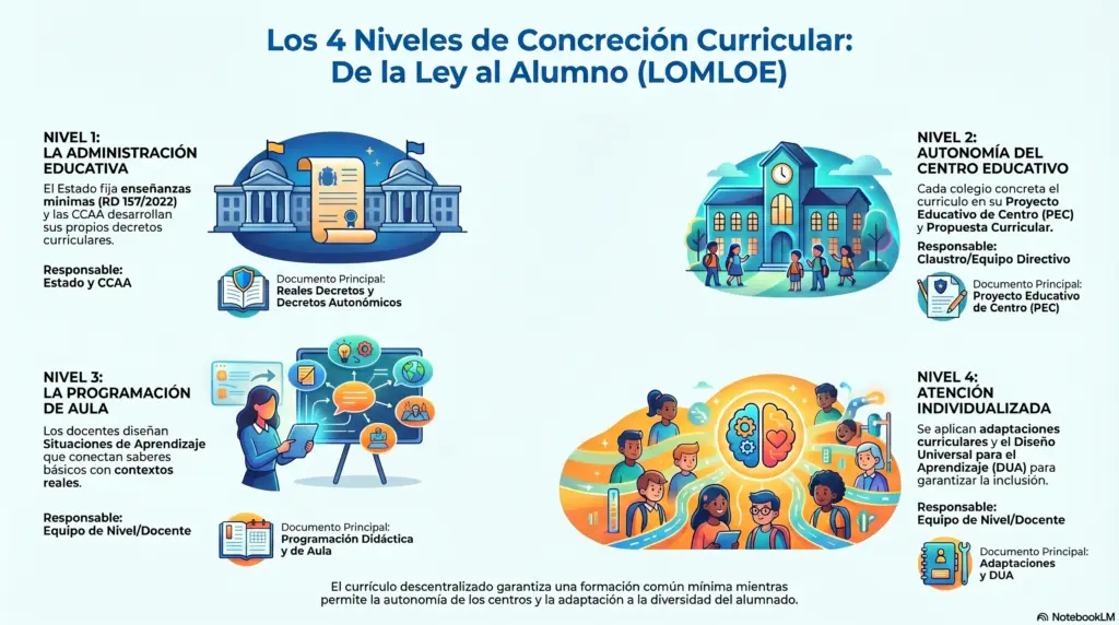 Niveles de concreción curricular